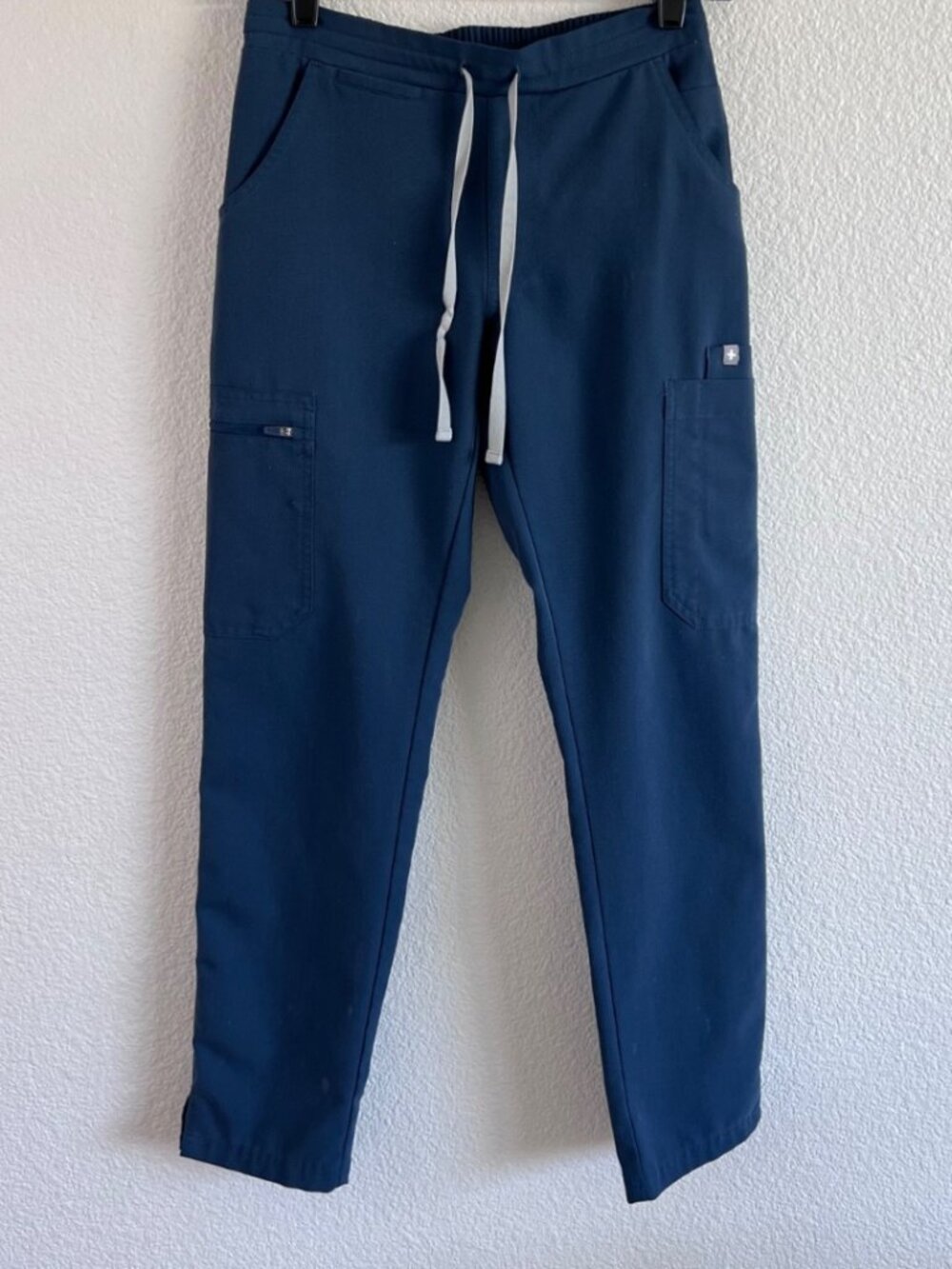 FIGS Yola High-Rise Pants SMALL Dark Harbor